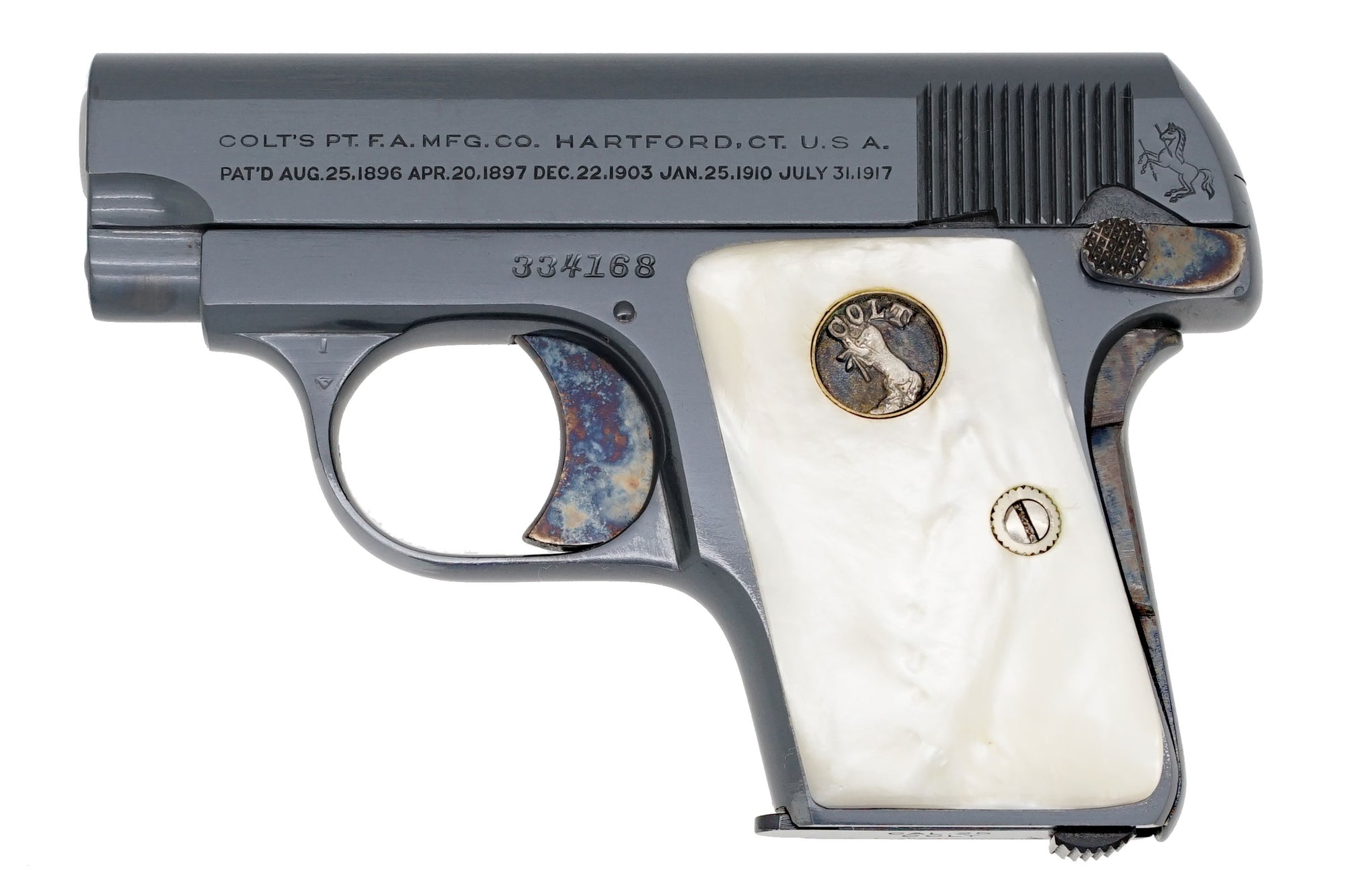 Colt 1908 Vest Pocket 25ACP SN:334168 MFG:1923
