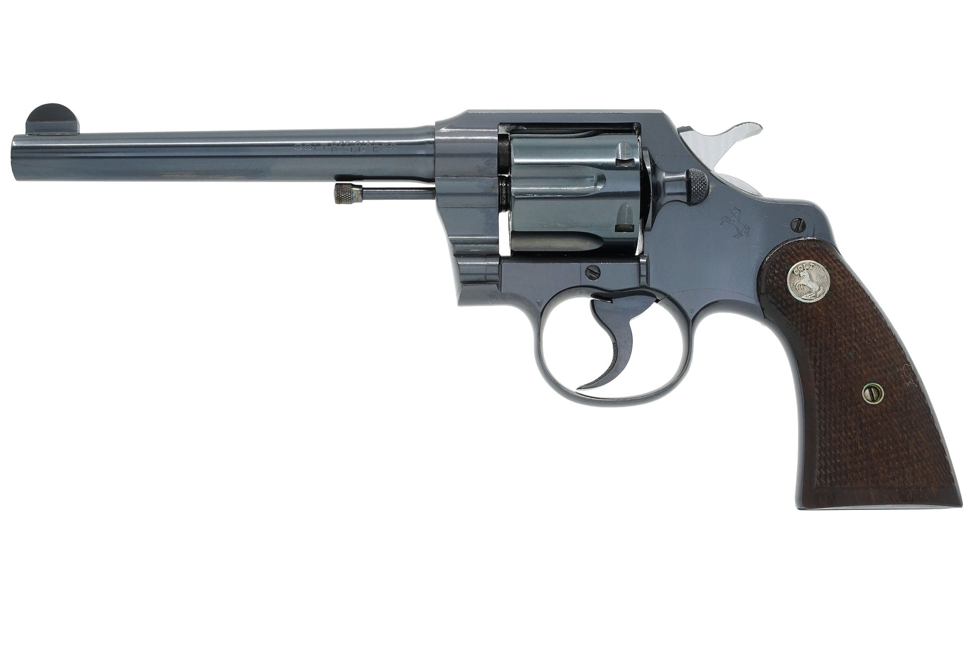 Colt Official Police 6" 38 Special SN:587753 MFG:1934