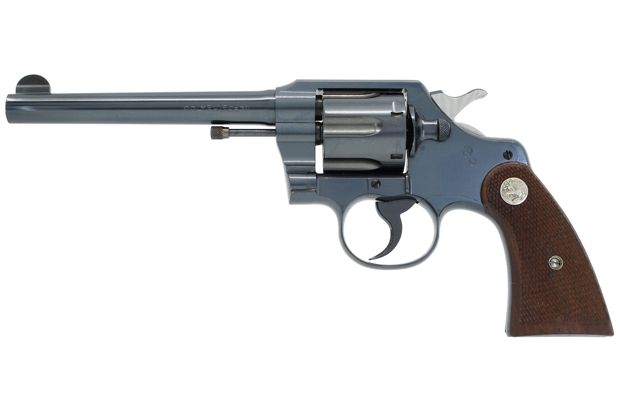 Colt Official Police 6" 38 SN:638313 MFG:1940 - Government of Iceland