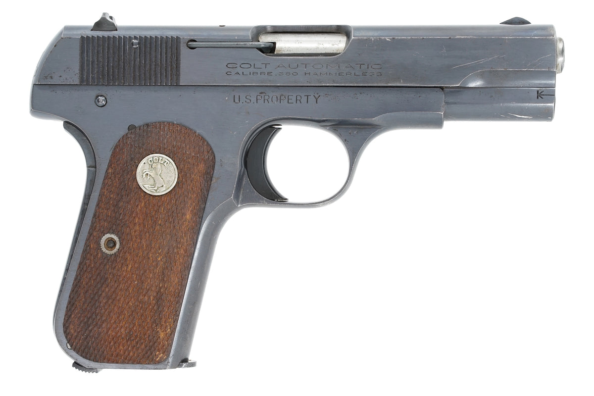 Colt 1908 Pocket Hammerless 380ACP SN:136603 MFG:1944 - Brigadier General Reimel