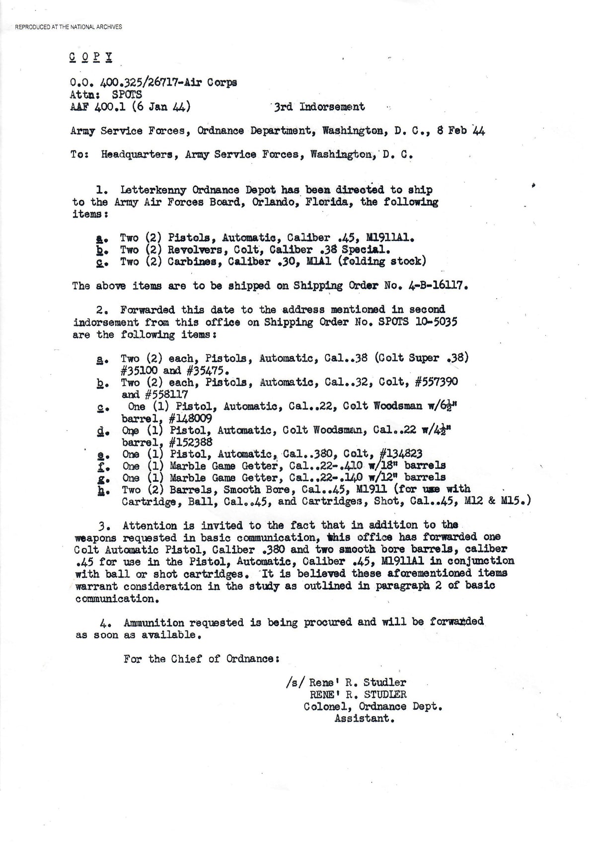 Colt .38 Super SN:35475 MFG:1944 - Army Air Forces