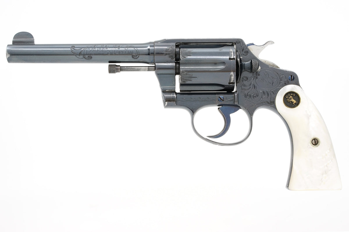 Colt Police Positive 38 5&quot; SN:67864 MFG:1913 - Skinner