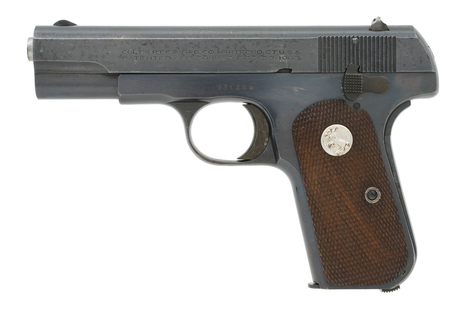 Colt 1903 Pocket Hammerless 32ACP SN:831289 CIA