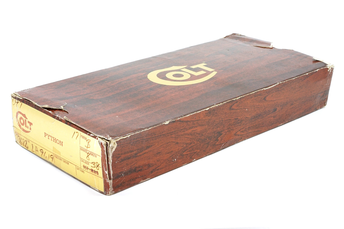 Colt Python Target 8&quot; 38 Special SN:LA9619 MFG:1980