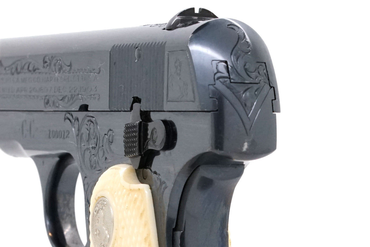 Colt 1908 Pocket Hammerless 380ACP SN:100012 MFG:1927 Factory Engraved