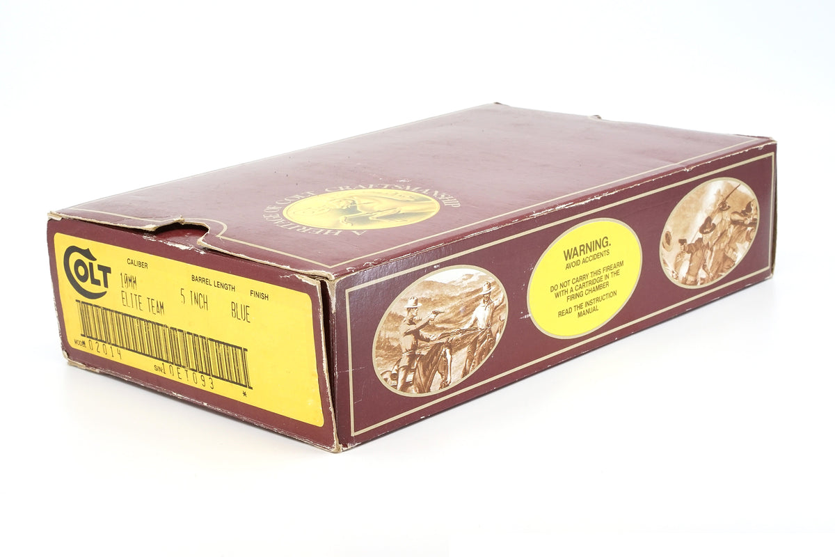 Colt Delta Elite Team 10MM SN:10ET093 MFG:1989