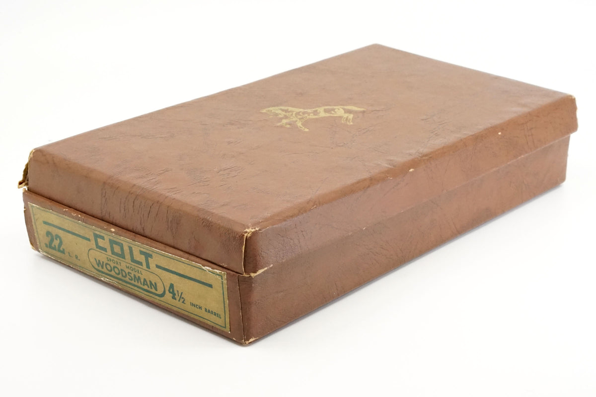 Colt Woodsman Sport 22LR 4-1/2&quot; SN:122898-S MFG:1952