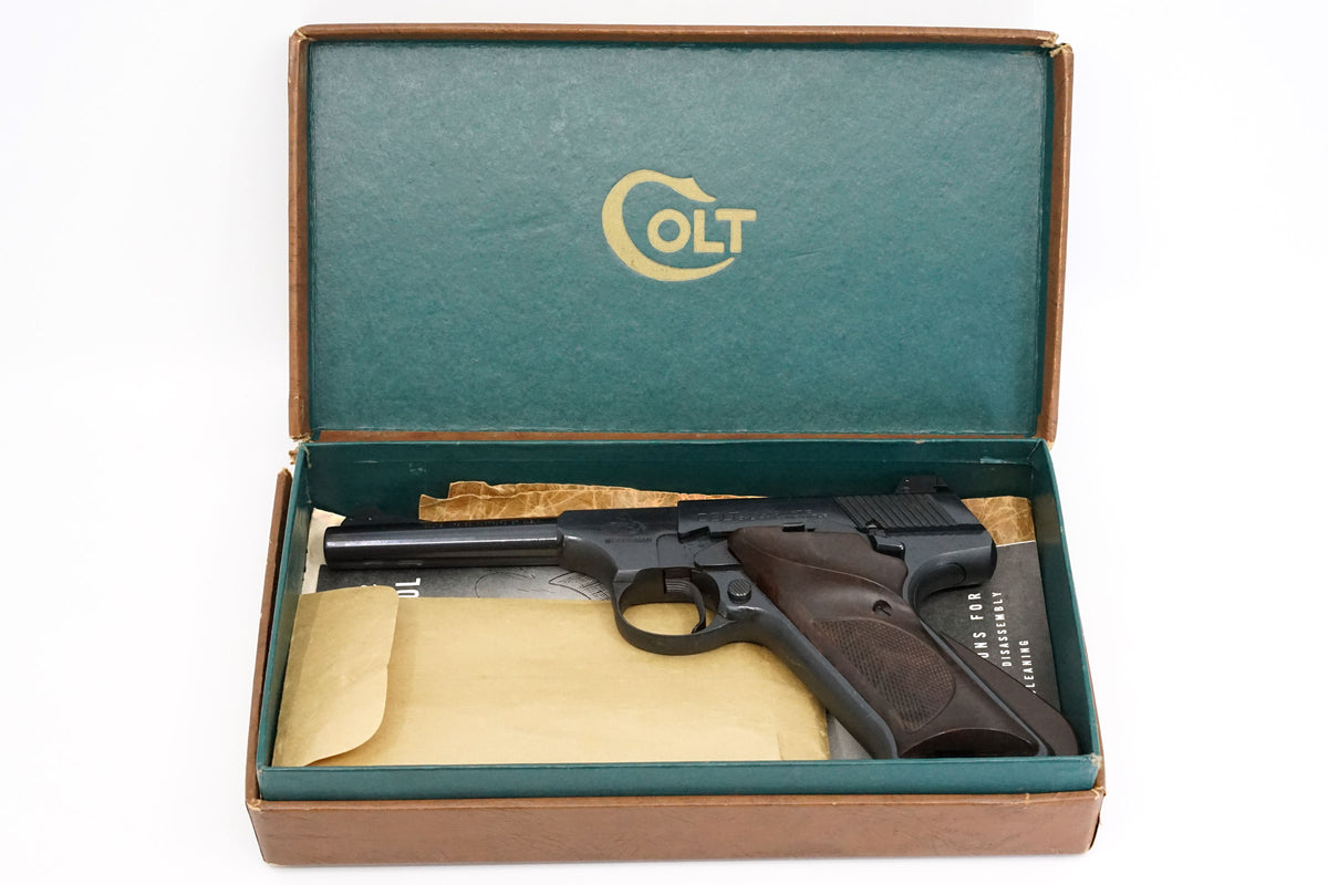 Colt Woodsman Sport 22LR 4-1/2&quot; SN:122898-S MFG:1952