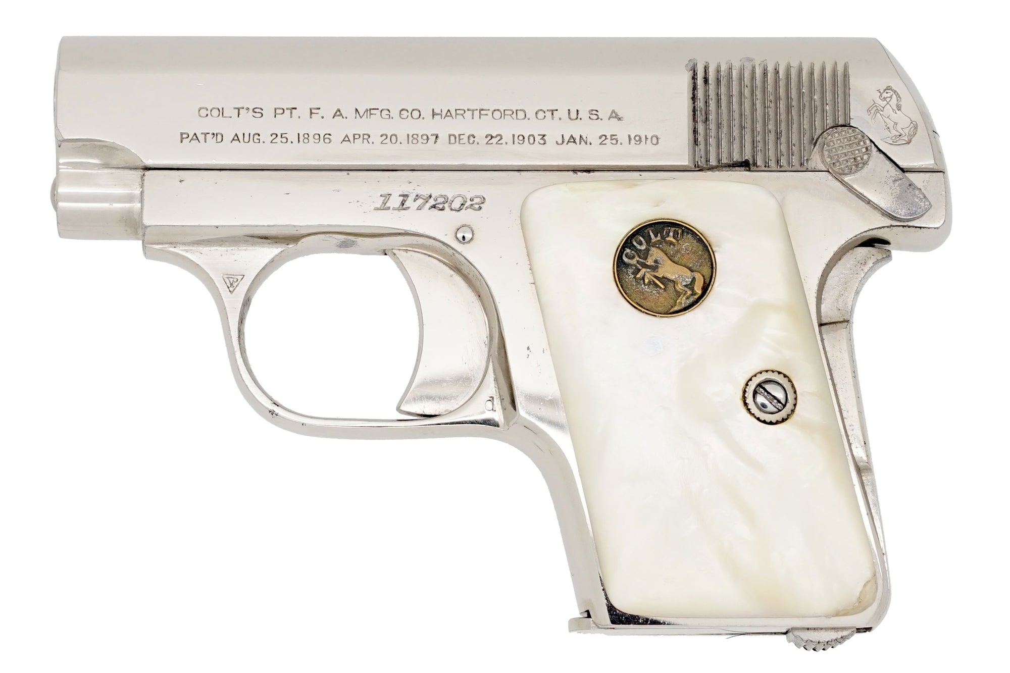 Colt 1908 Vest Pocket 25ACP SN:117202 MFG:1914