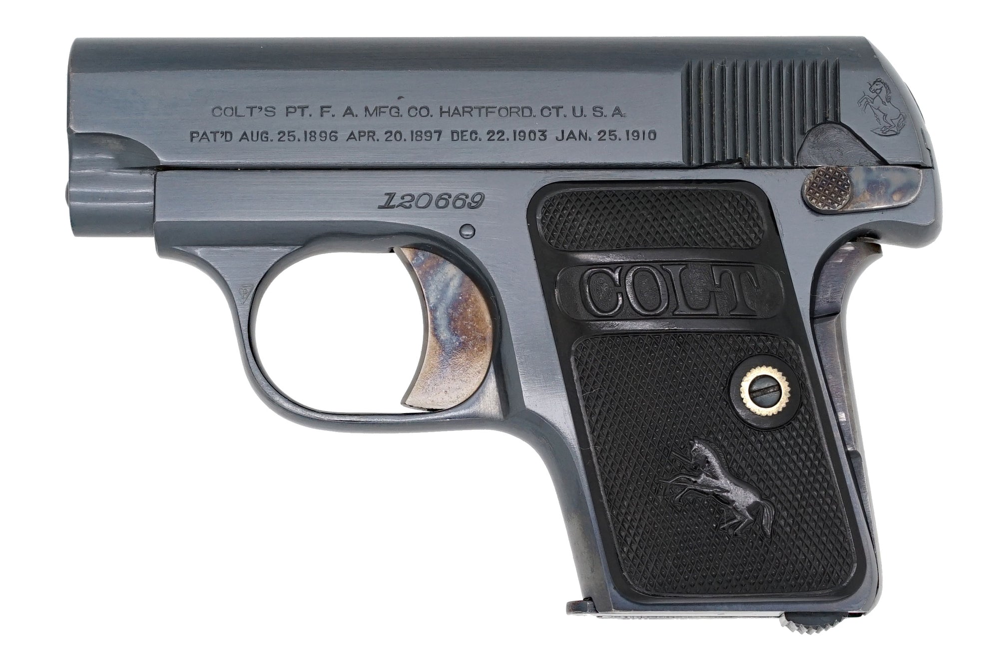 Colt 1908 Vest Pocket 25ACP SN:120669 MFG:1915