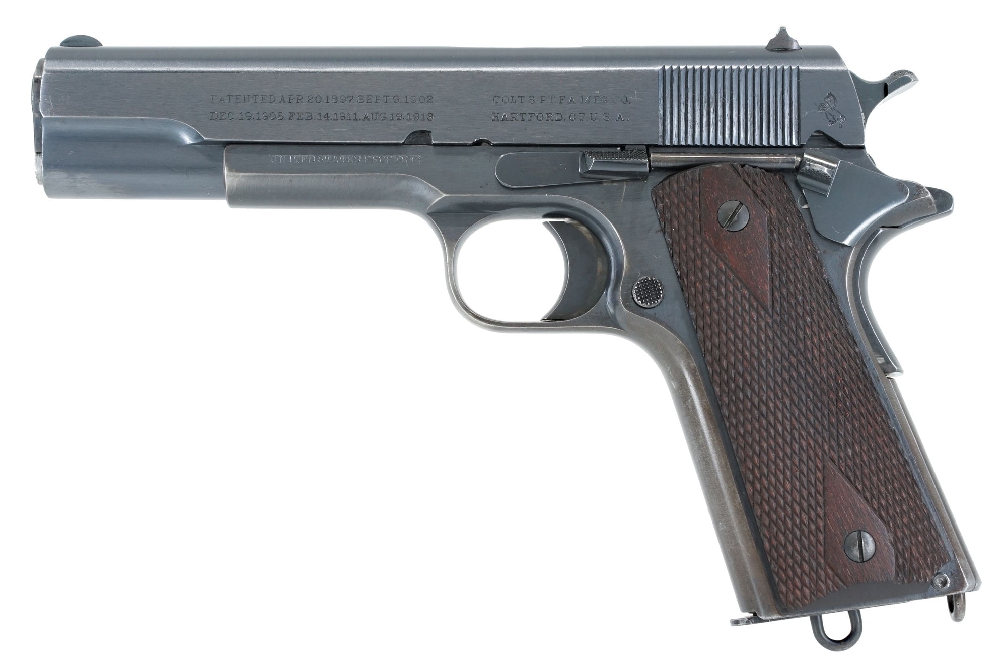 Colt M1911 45ACP SN:129260 MFG:1916 - Suspended Range