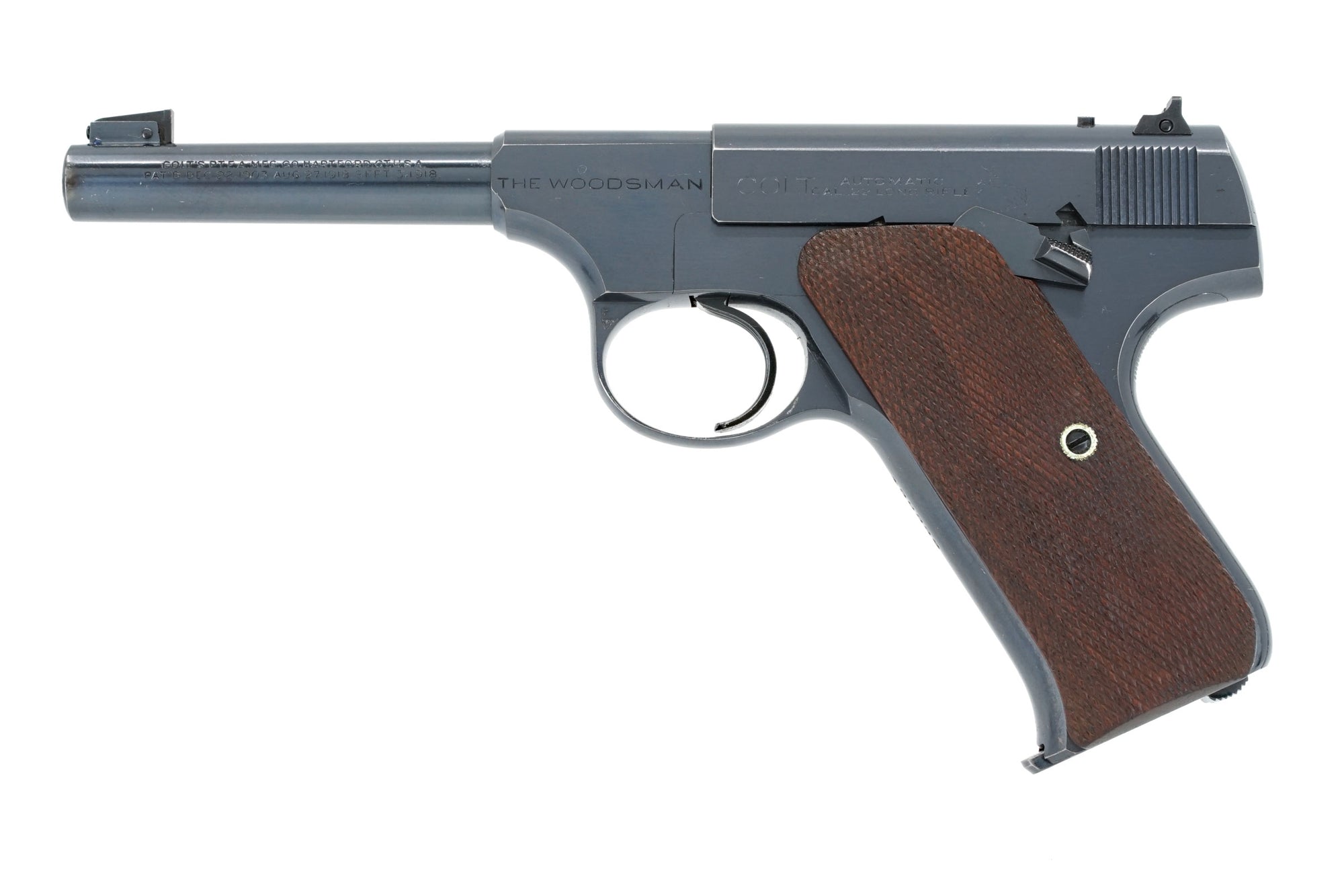 Colt Woodsman Sport 4-1/2" 22LR SN:130332 MFG:1938