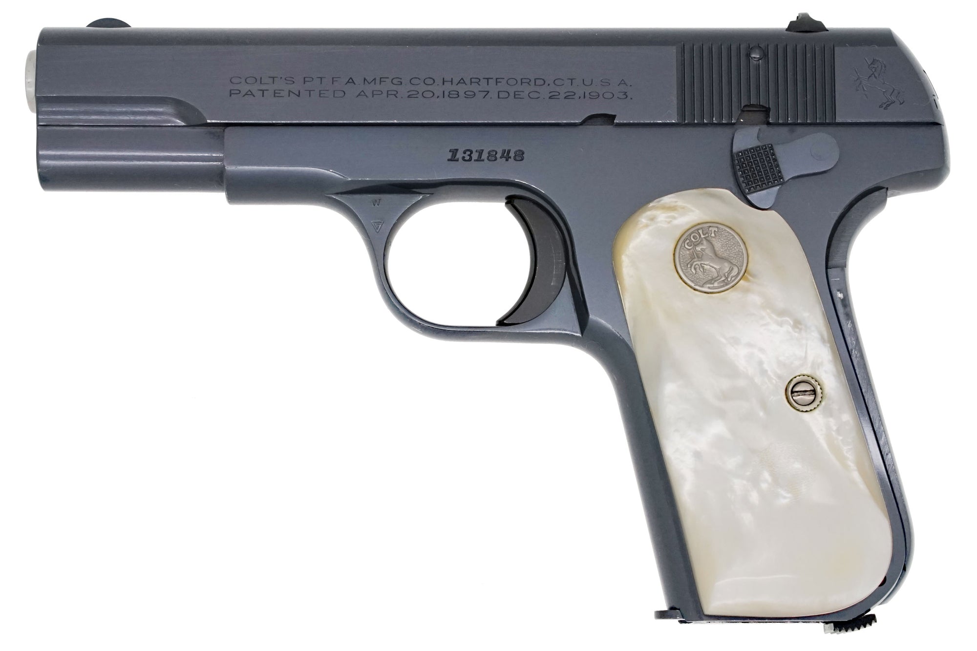 Colt 1908 Pocket Hammerless 380ACP SN:131848 MFG:1939