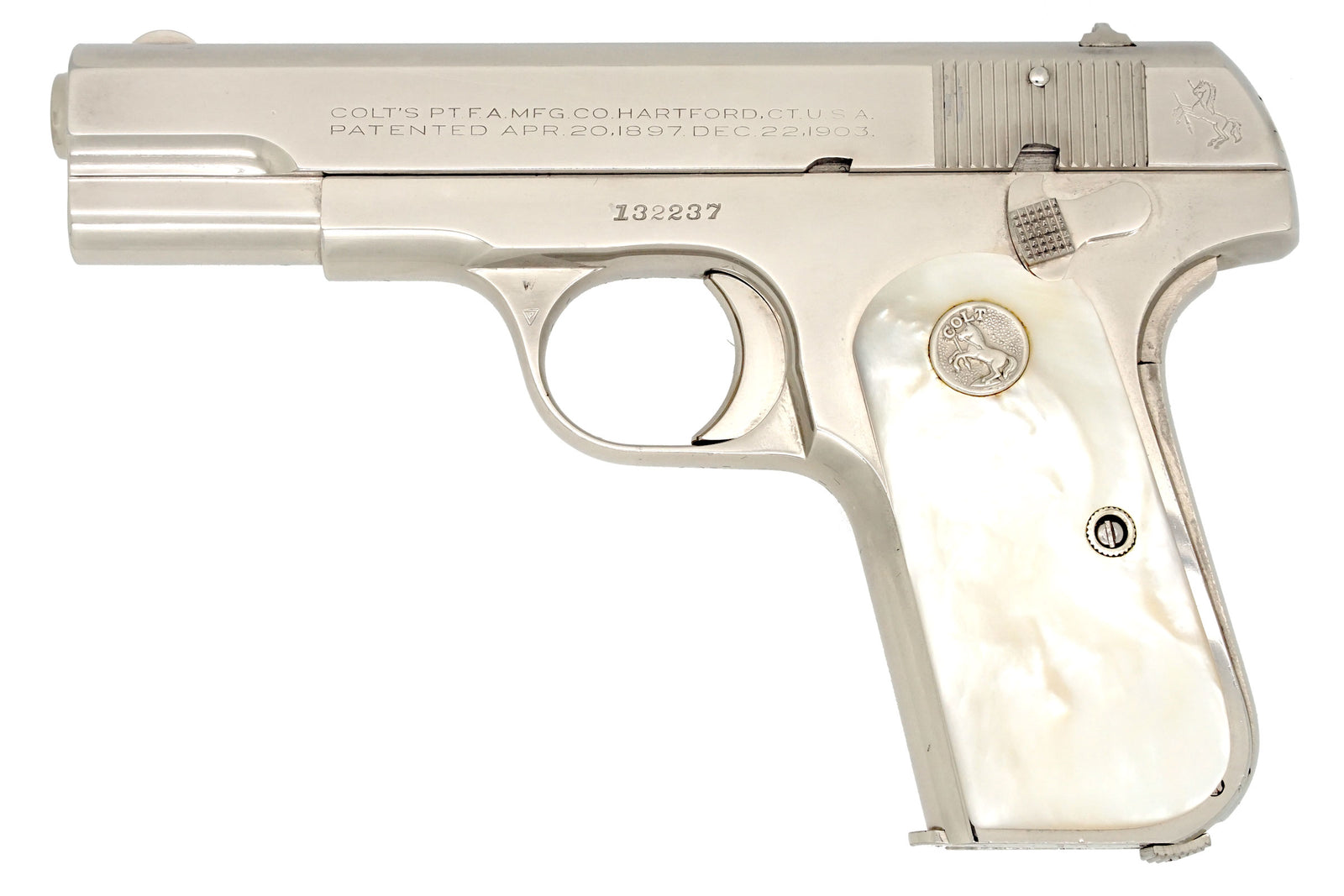Colt 1908 Pocket Hammerless 380ACP SN:132237 MFG:1939