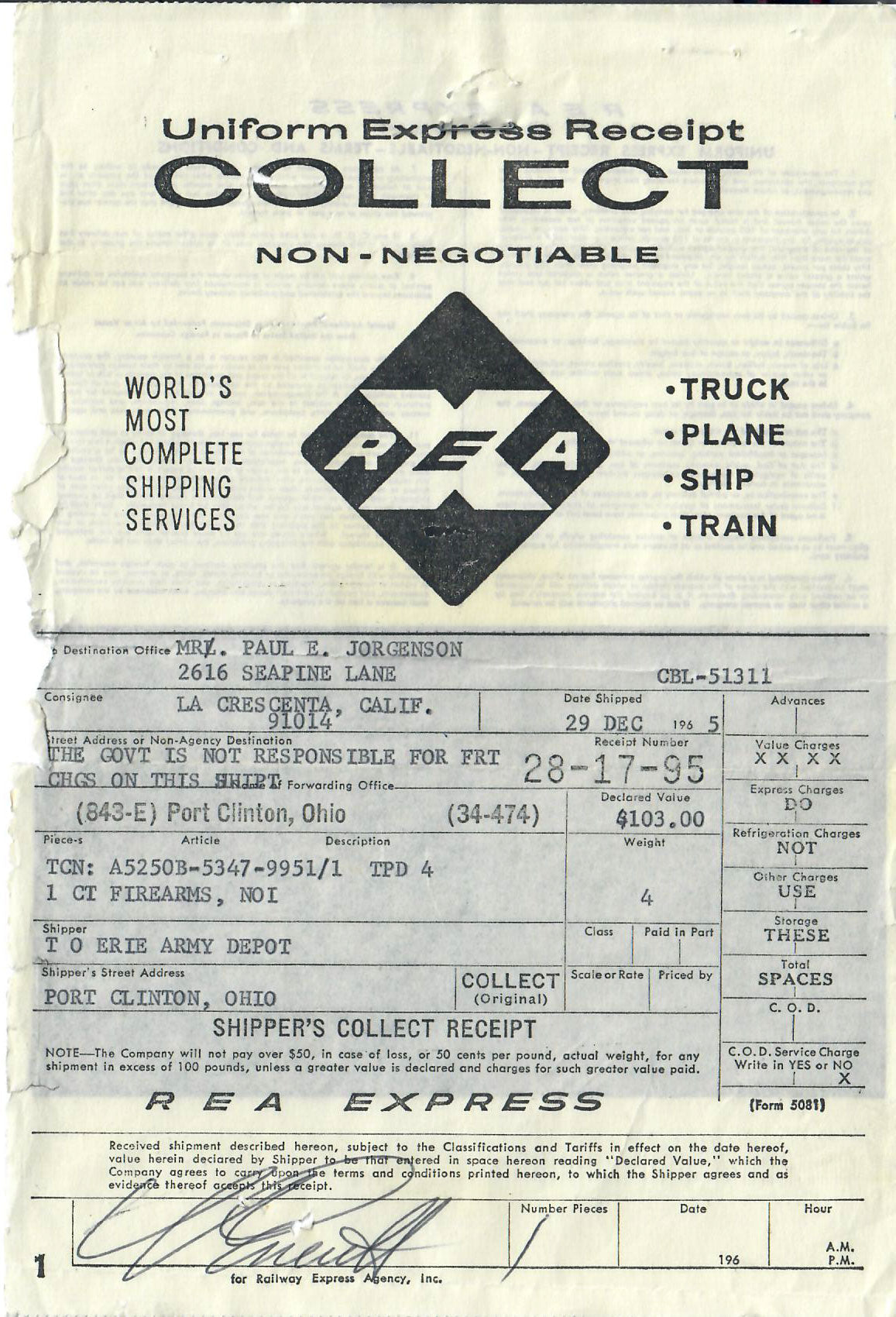 Springfield Armory Camp Perry National Match SN:1348582 MFG:1965