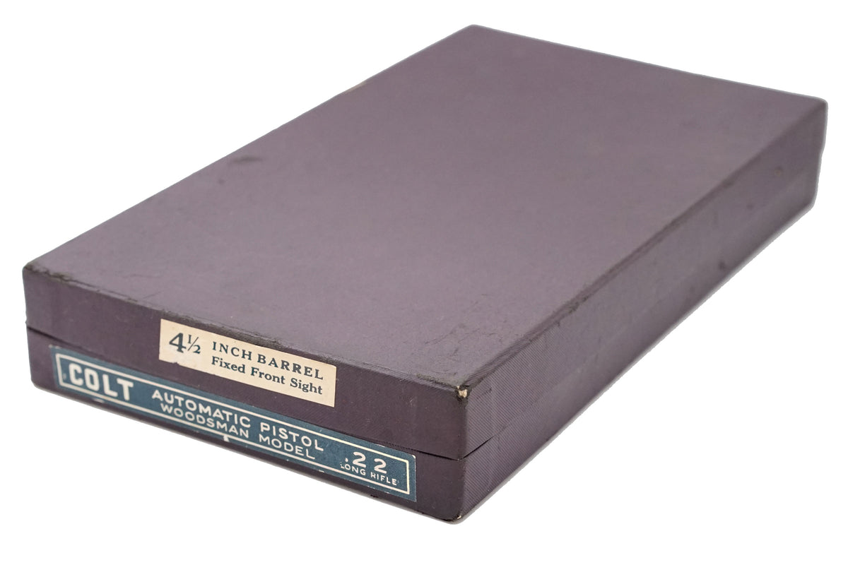 Colt Woodsman Sport 4-1/2&quot; 22LR SN:135678 MFG:1938 - Factory Checkered