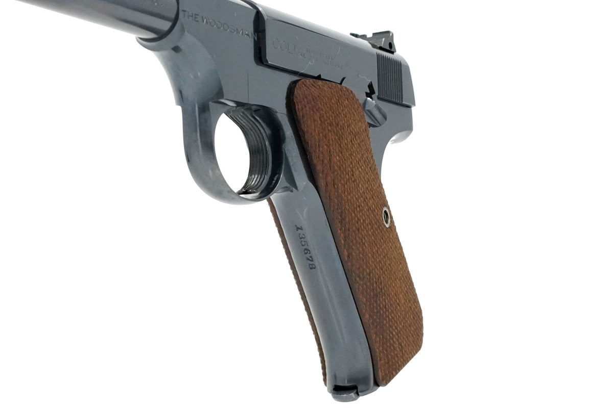 Colt Woodsman Sport 4-1/2&quot; 22LR SN:135678 MFG:1938 - Factory Checkered