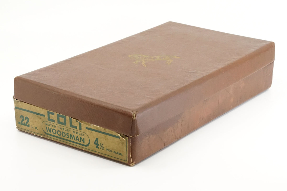 Colt Woodsman Match Target 4-1/2&quot; 22LR SN:137469-S MFG:1953