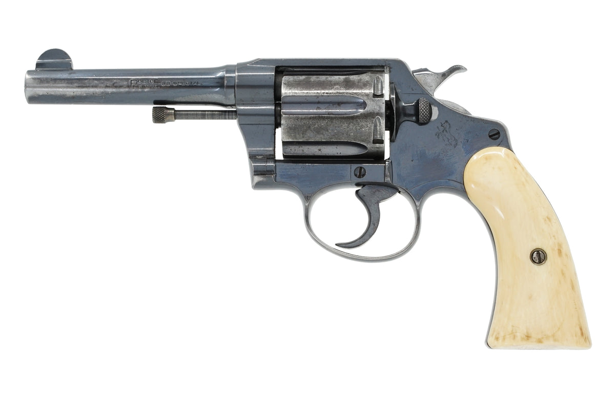 Colt Police Positive 38 4&quot; SN:149841 MFG:1917 - Wells Fargo