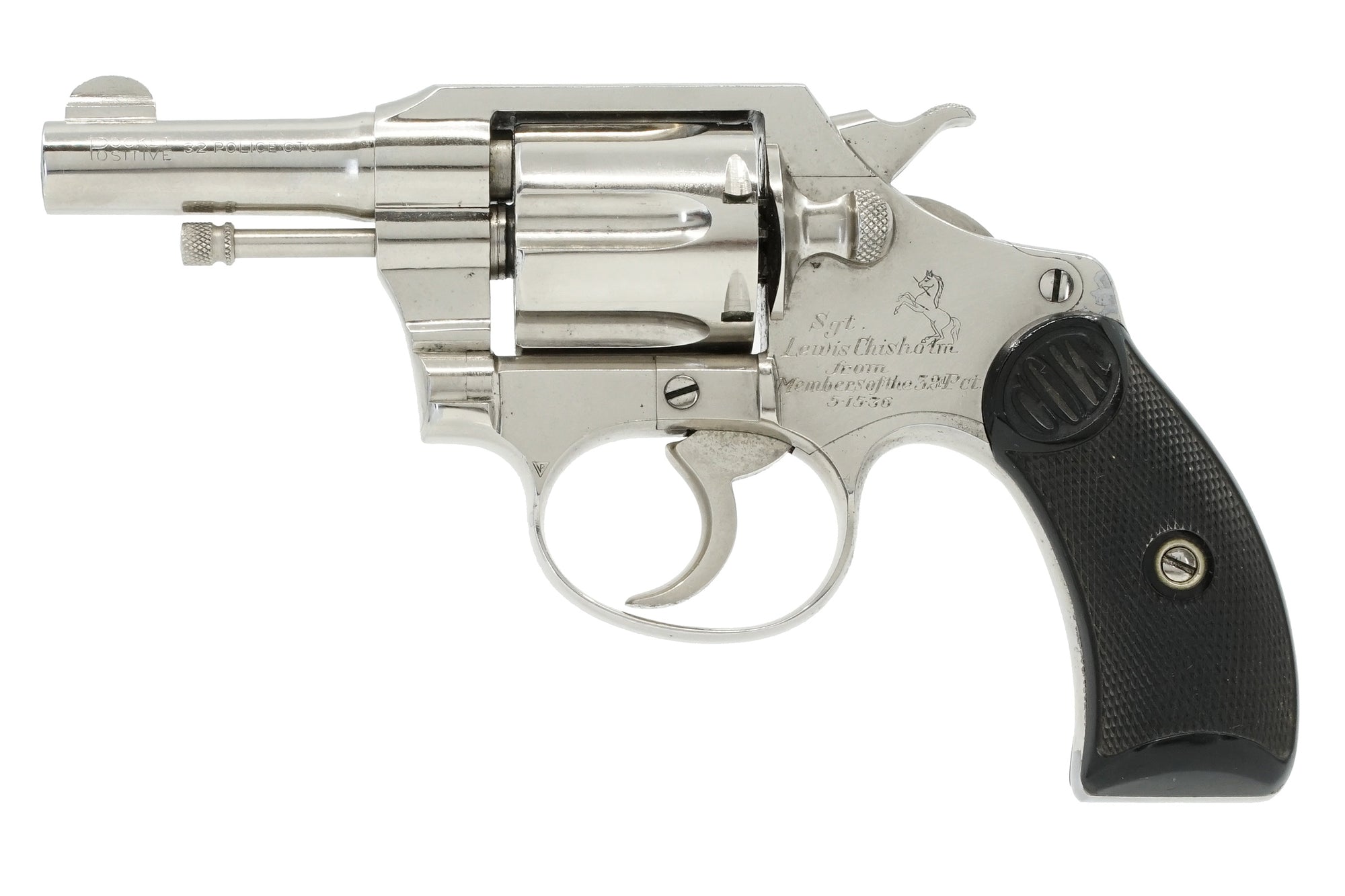 Colt Pocket Positive 2.5" 32CTG SN:155877 MFG:1936 - Sgt. Chisholm