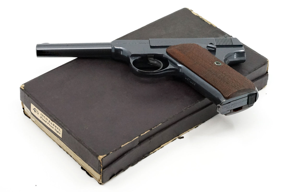 Colt Woodsman Sport 4-1/2&quot; 22LR SN:157123 MFG:1942