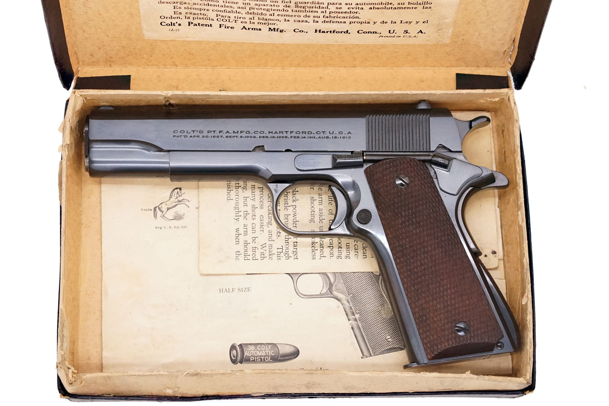 Colt .38 Super SN:1575 MFG:1929