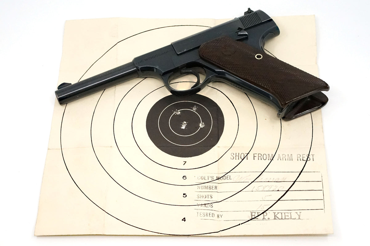 Colt Woodsman Sport 4-1/2&quot; 22LR SN:158920 MFG:1942