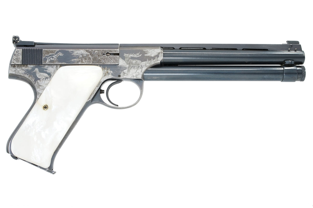 Colt Woodsman Target 6-1/2&quot; 22LR SN:180064 MFG:1946 - Orville Kuhl Engraved