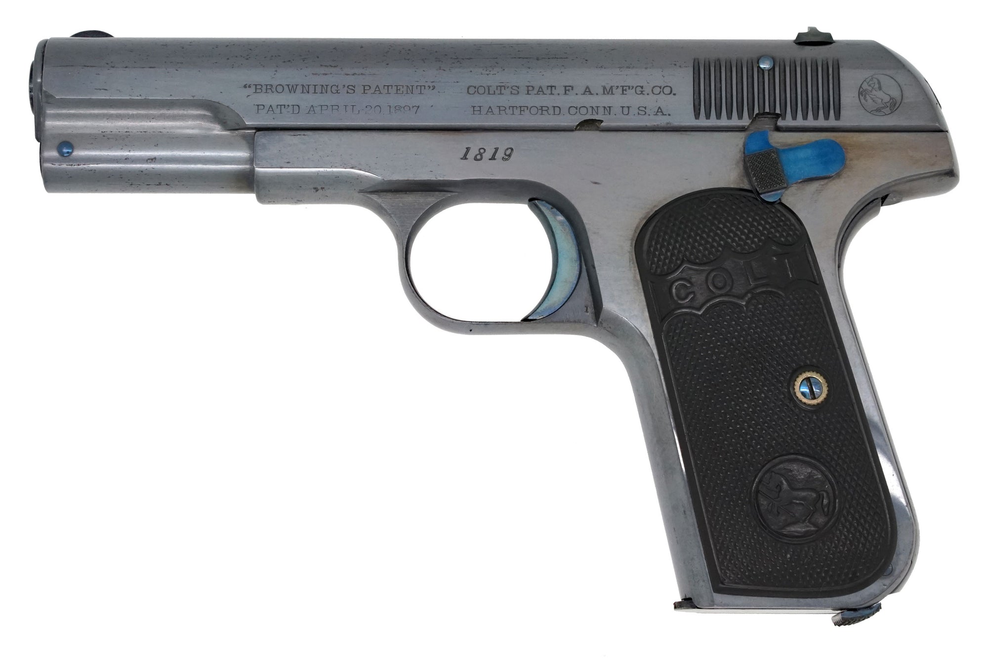 Colt 1903 Pocket Hammerless 32ACP SN:1819 MFG:1903