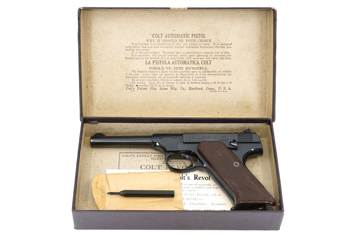 Colt Woodsman Sport 22LR 4-1/2&quot; SN:183431 MFG: 1947