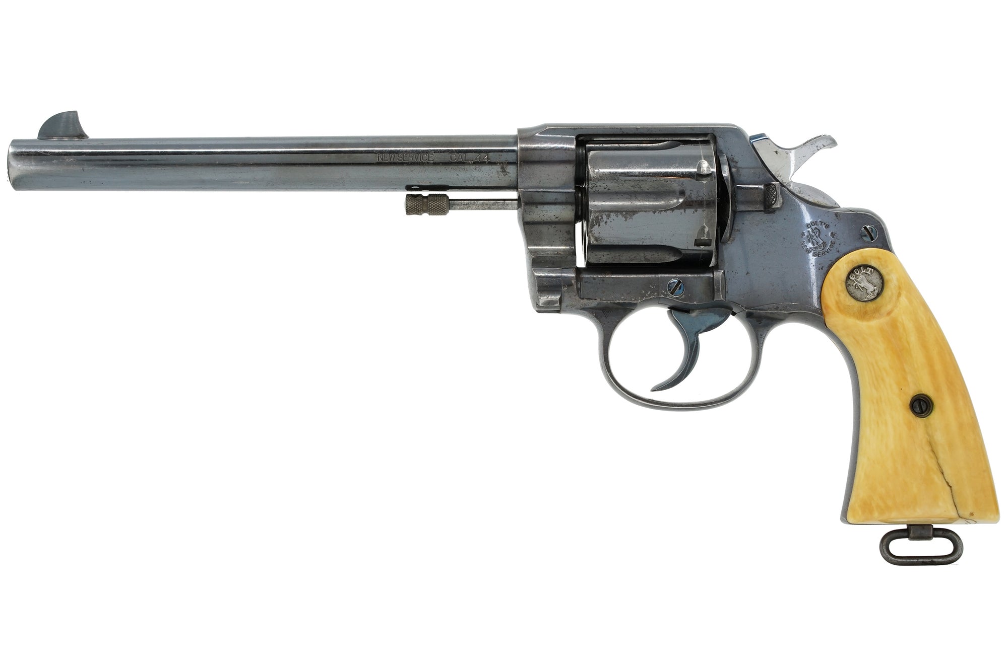 Colt New Service 44 7 1/2" SN:19406 MFG:1908