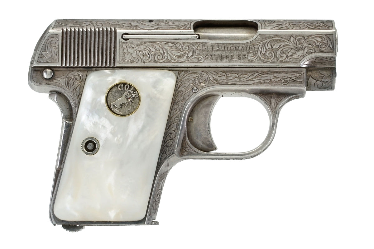 Colt 1908 Vest Pocket 25ACP SN:204424 MFG:1919 FACTORY ENGRAVED