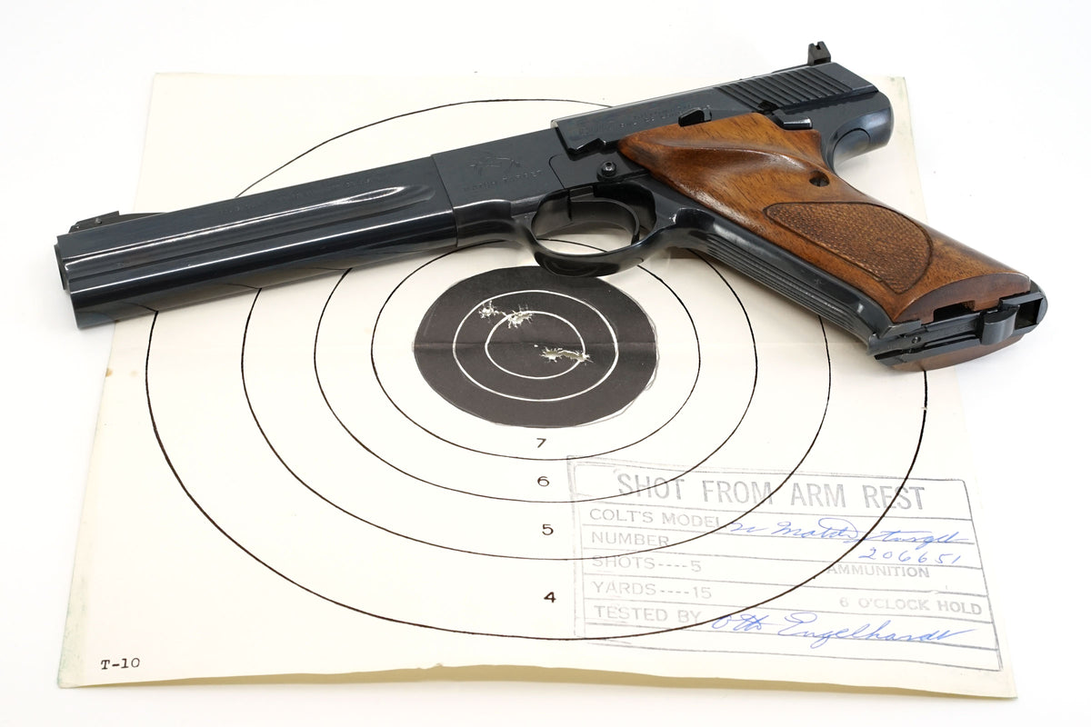 Colt Woodsman Match Target 6&quot; 22LR SN:206651-S MFG:1964