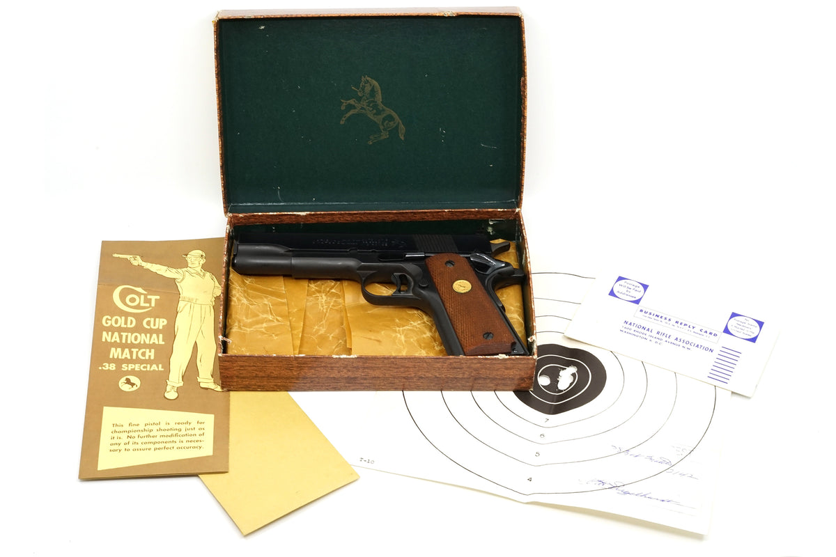 Colt Gold Cup National Match .38 Special Mid-Range SN:2142-MR MFG:1961
