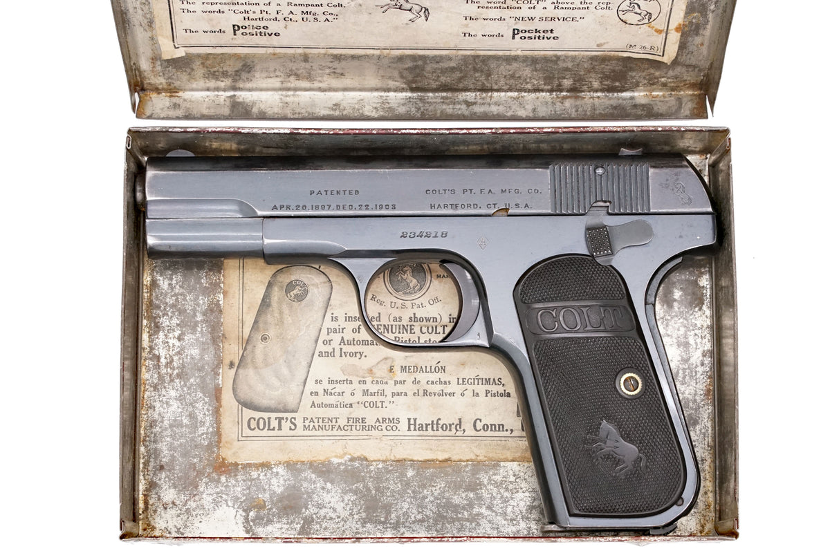 Colt 1903 Pocket Hammerless 32ACP SN:234218 MFG:1916 Belgian Overrun