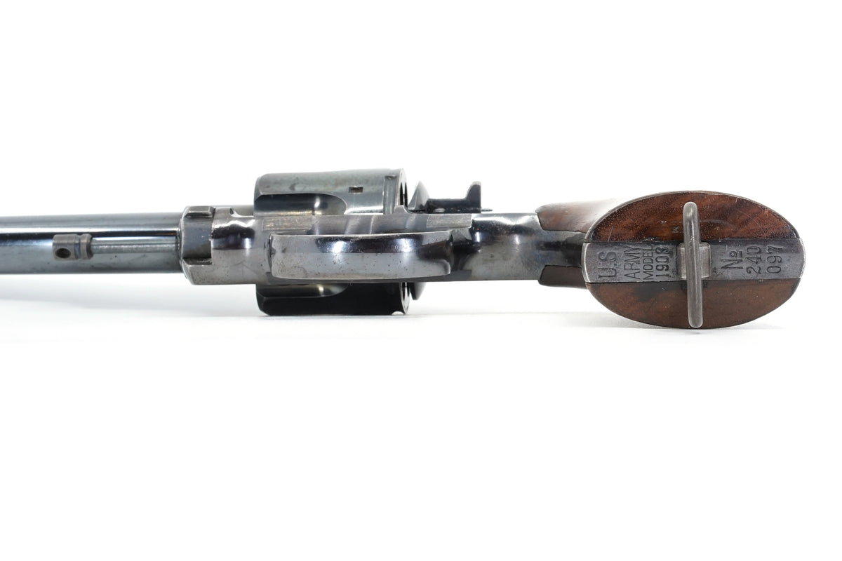 Colt New Army Model of 1903 38 Long Colt 6&quot; SN:240097 MFG:1904