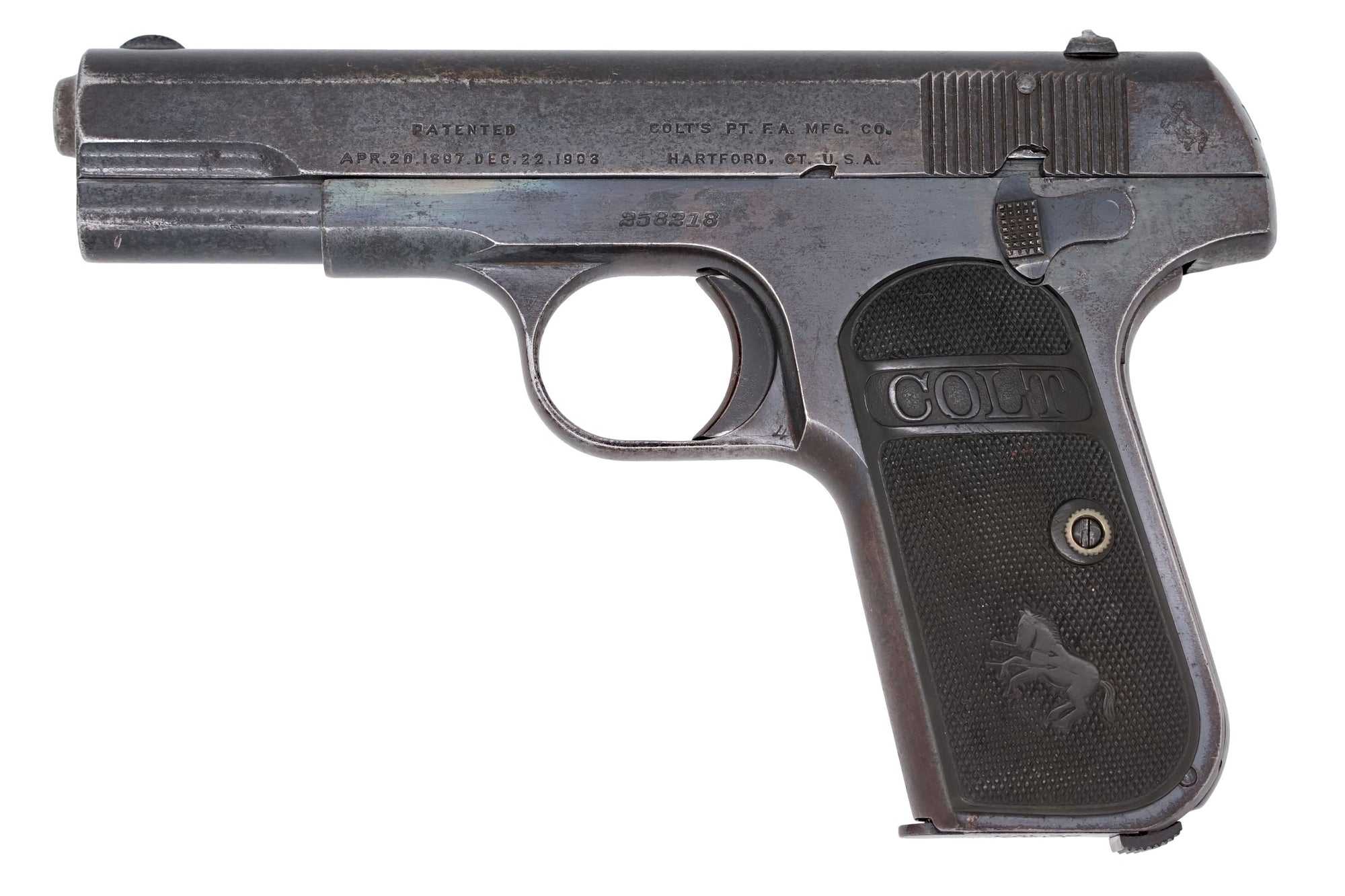 Colt 1903 Pocket Hammerless 32ACP SN:258218 MFG:1917 Navy