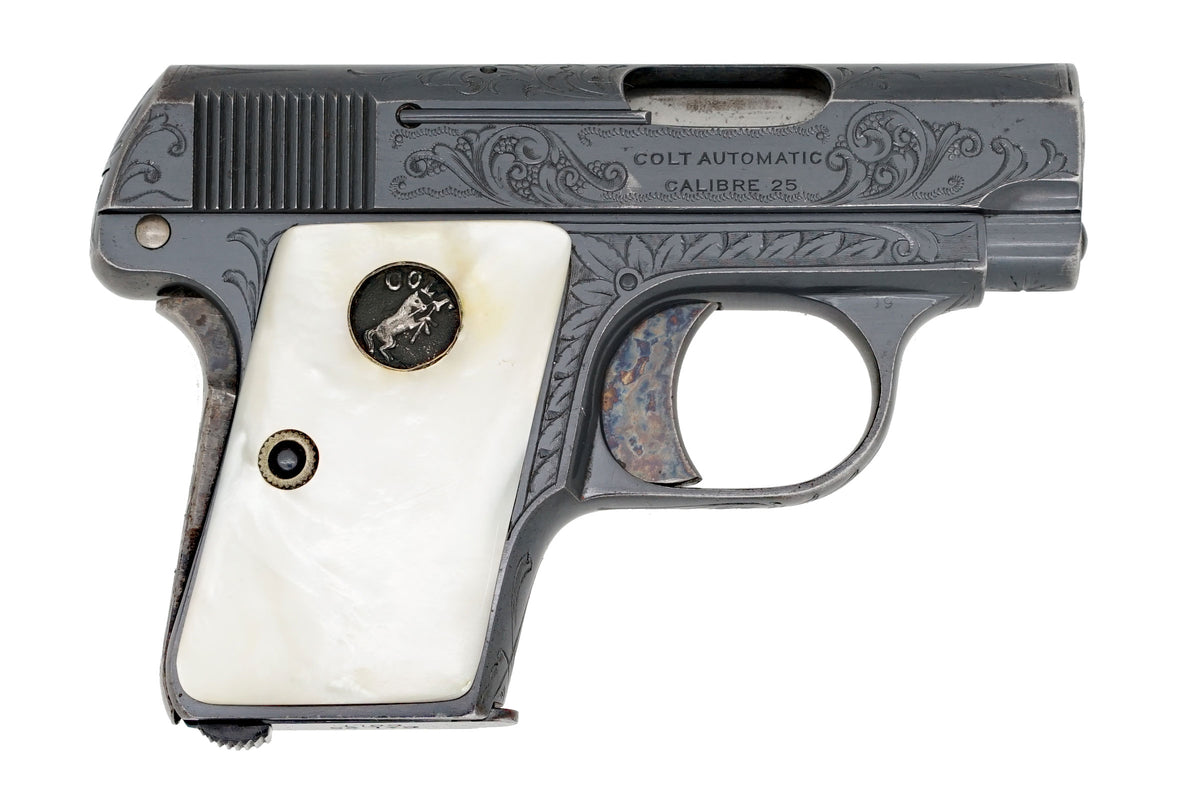 Colt 1908 Vest Pocket 25ACP SN:287548 MFG:1921 Factory Engraved