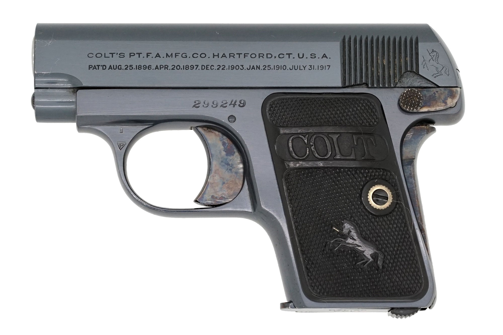 Colt 1908 Vest Pocket 25ACP SN:299249 MFG:1921