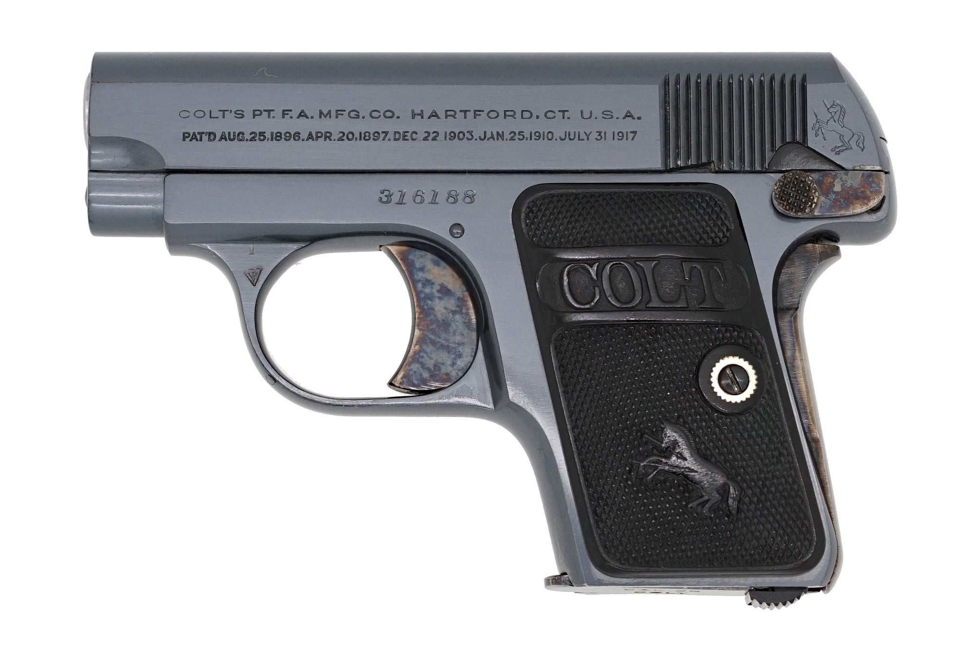 Colt 1908 Vest Pocket 25ACP SN:316188 MFG:1922