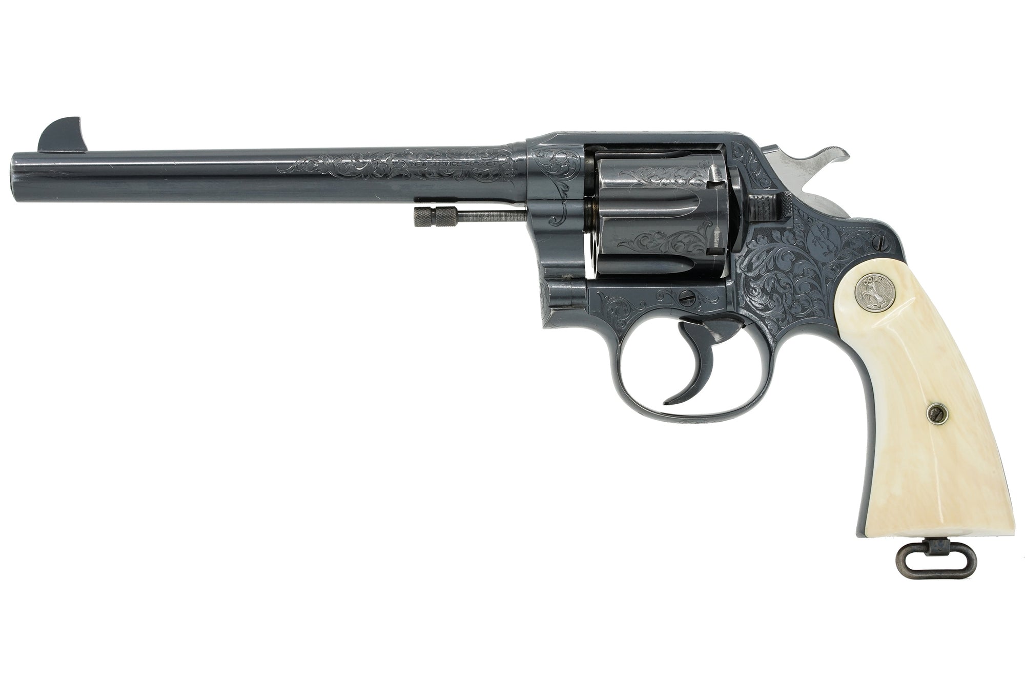 Colt New Service 45 Colt 7 1/2" SN: 321834 MFG: 1925 - Factory Engraved