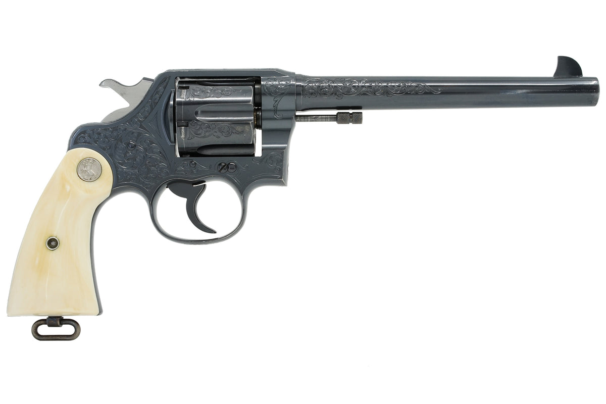 Colt New Service 45 Colt 7 1/2&quot; SN: 321834 MFG: 1925 - Factory Engraved