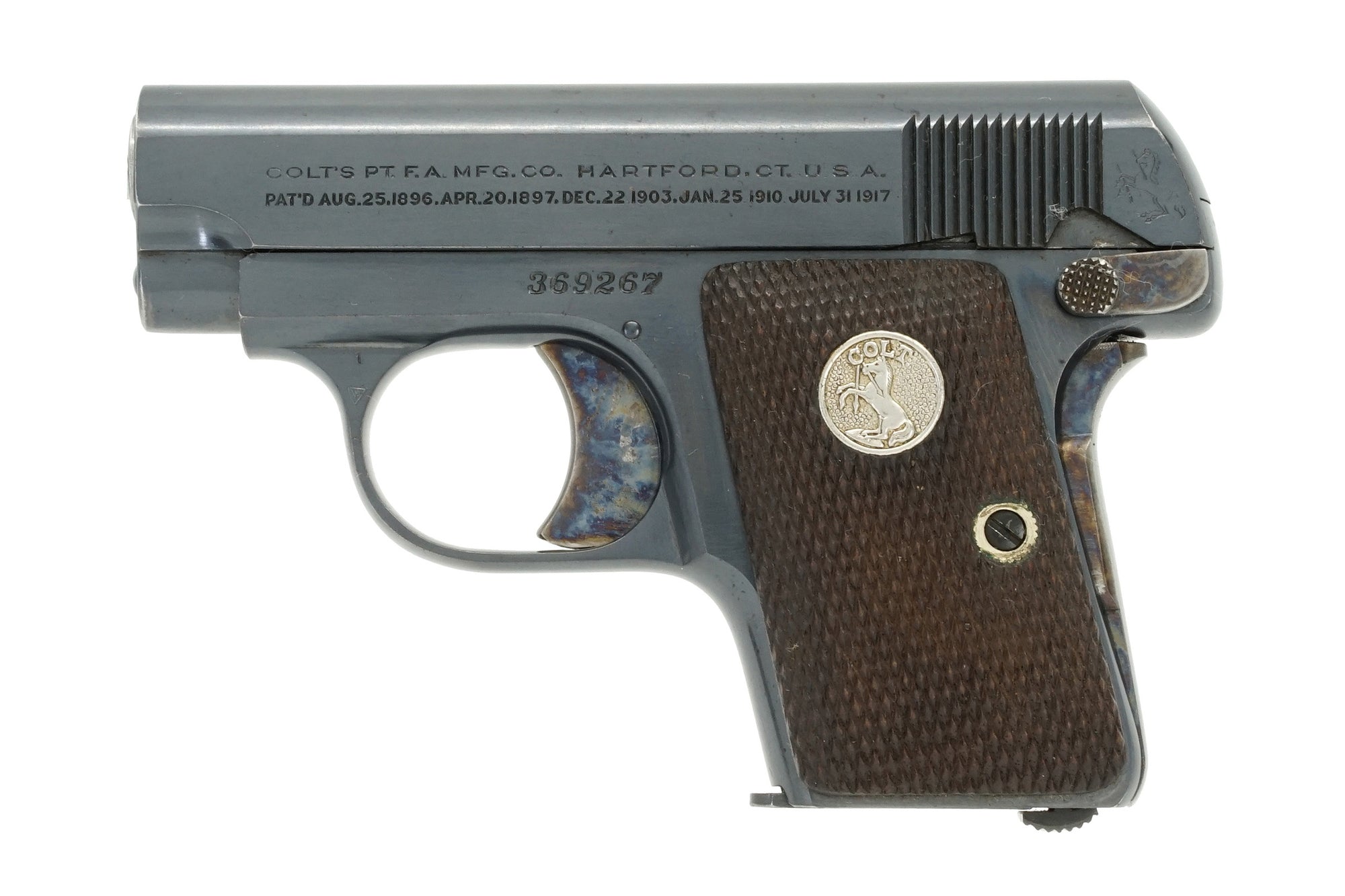 Colt 1908 Vest Pocket 25ACP SN:369267 MFG:1928