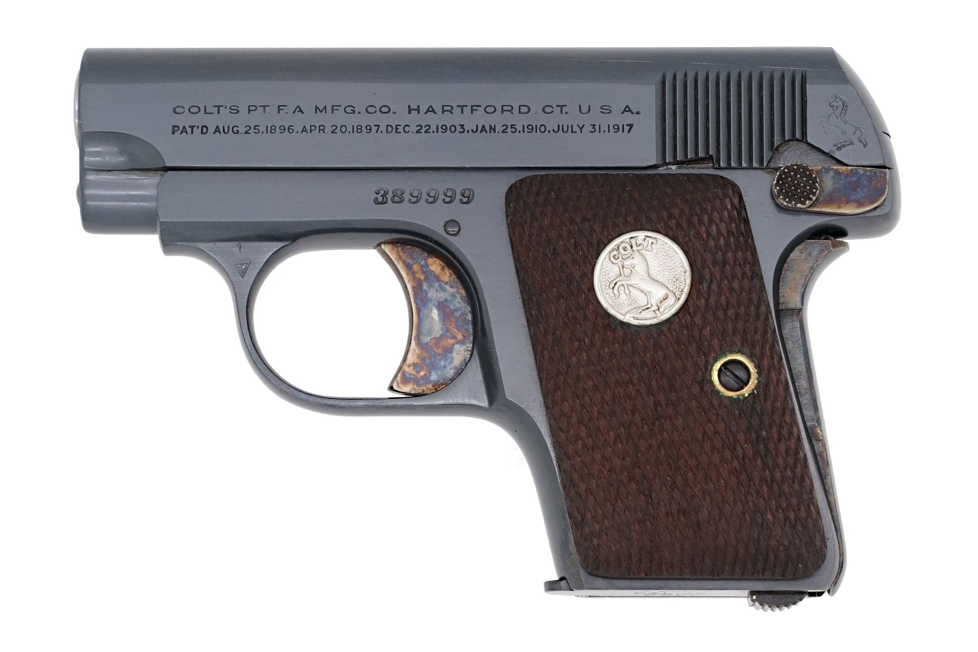 Colt 1908 Vest Pocket 25ACP SN:389999 MFG:1931