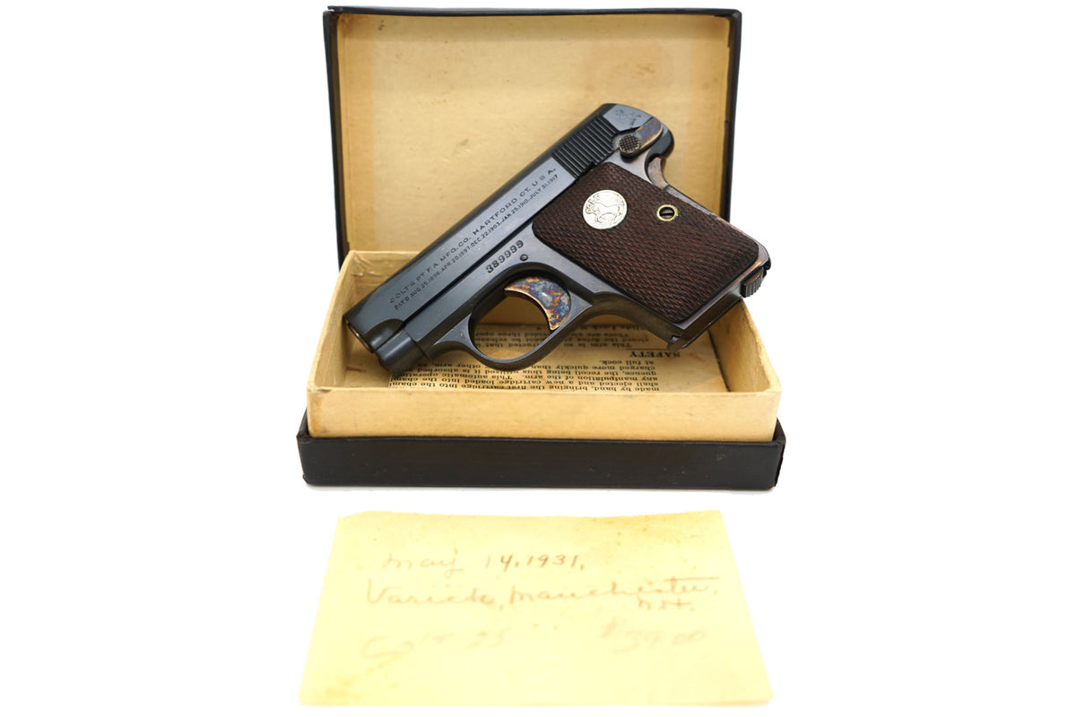 Colt 1908 Vest Pocket 25ACP SN:389999 MFG:1931