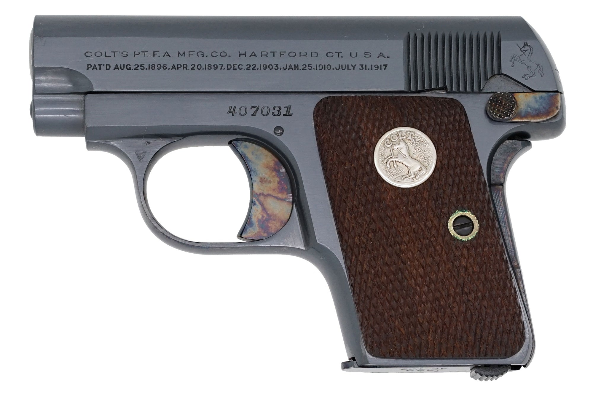 Colt 1908 Vest Pocket 25ACP SN:407031 MFG:1940