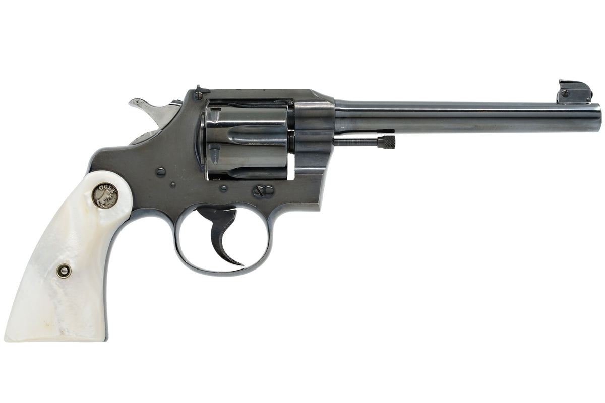 Colt Officers Model 6&quot; 38 Special SN:407556 MFG:1915 - SKINNER