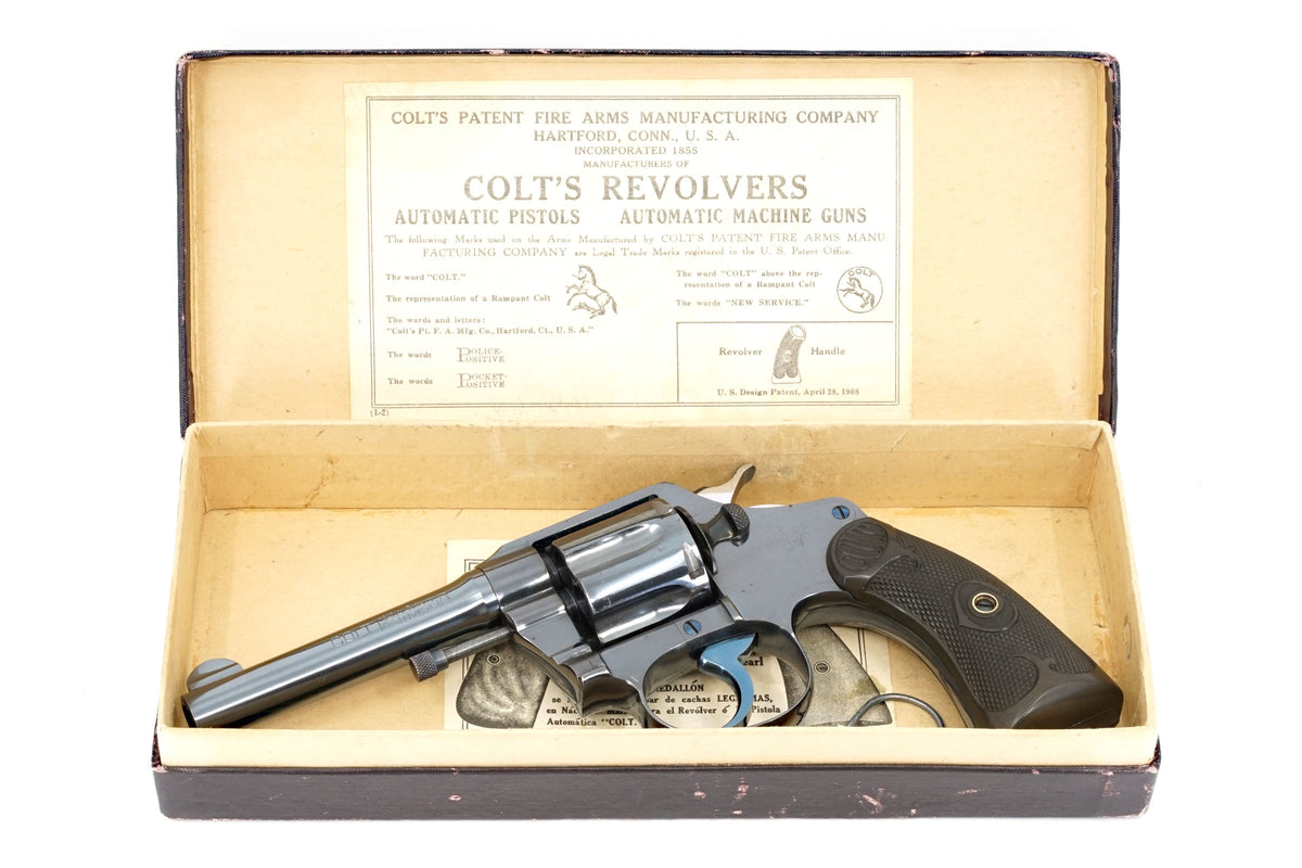 Colt Police Positive 38 4&quot; SN:44335 MFG:1911