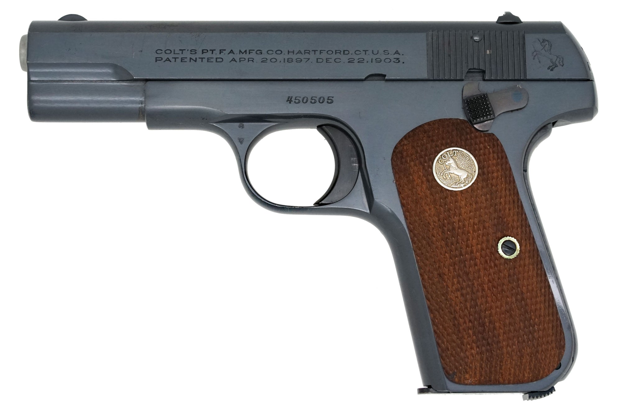 Colt 1903 Pocket Hammerless 32ACP SN:450505 MFG:1924