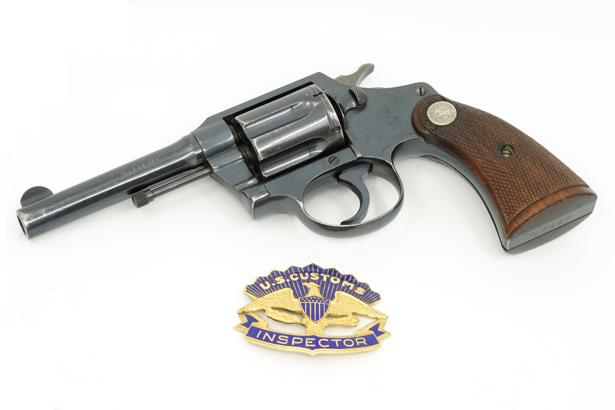 Colt Police Positive 38 Special 4&quot; SN:468625 MFG:1941 - US Customs